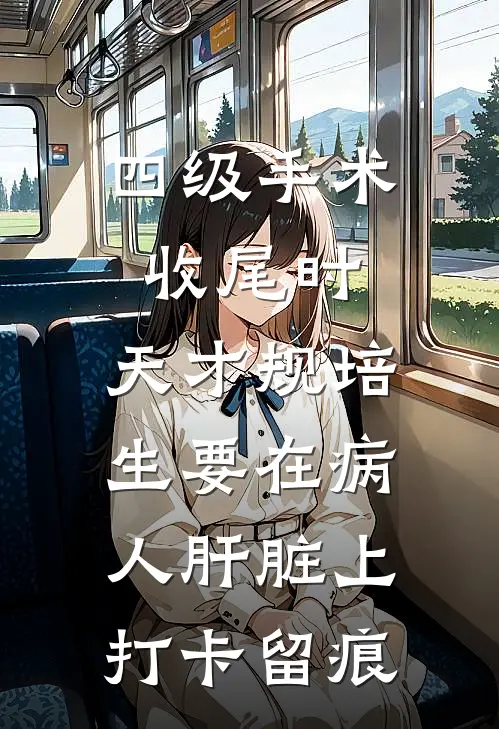 四级手术收尾时，天才规培生要在病人肝脏上打卡留痕