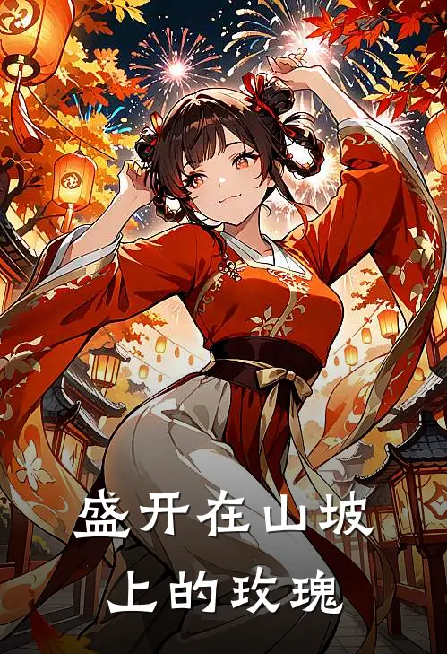 盛开在山坡上的玫瑰