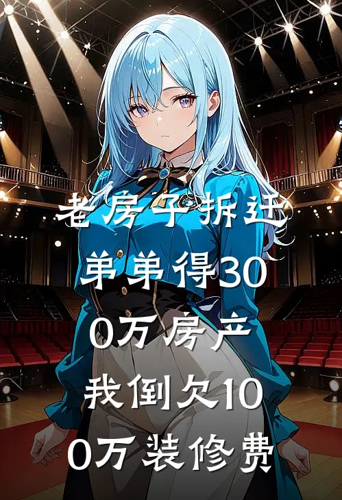 老房子拆迁，弟弟得300万房产，我倒欠100万装修费