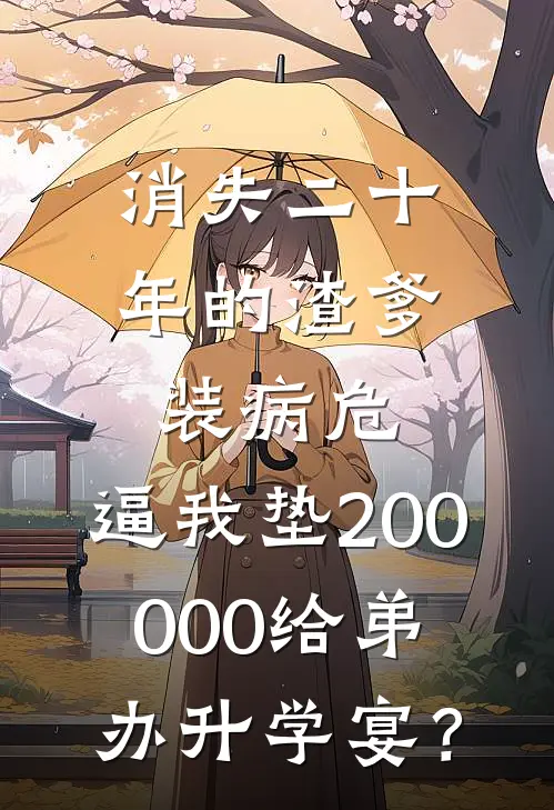 消失二十年的渣爹装病危，逼我垫200000给弟办升学宴？