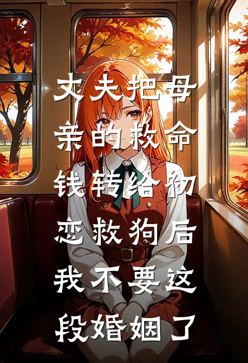 丈夫把母亲的救命钱转给初恋救狗后，我不要这段婚姻了