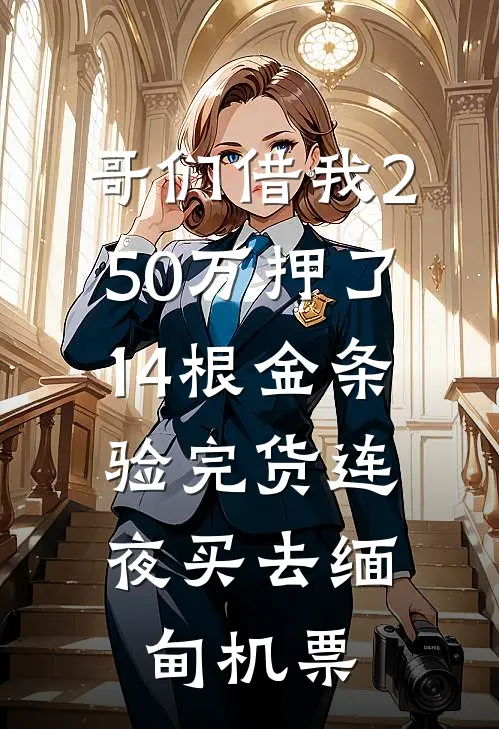 哥们借我250万押了14根金条，验完货连夜买去缅甸机票
