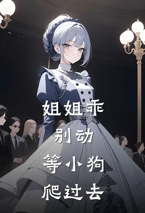 姐姐乖，别动，等小狗爬过去
