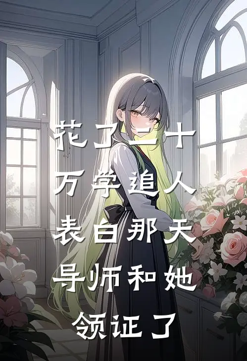 花了二十万学追人，表白那天导师和她领证了