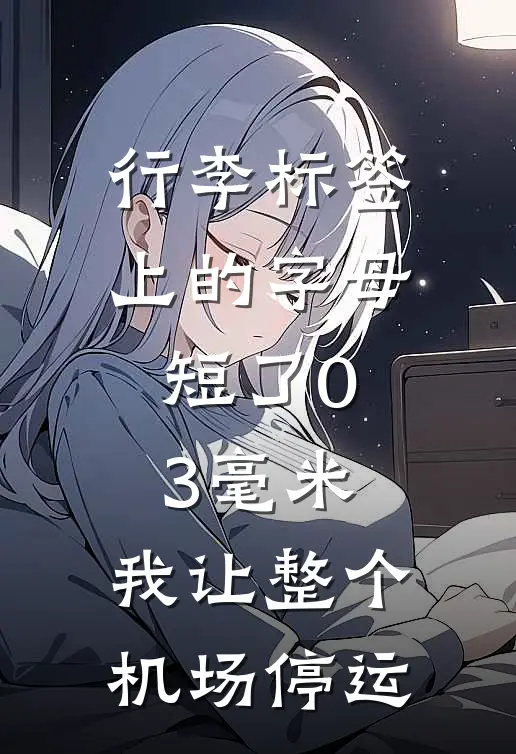 行李标签上的字母短了0.3毫米，我让整个机场停运
