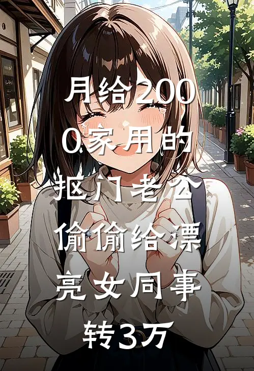 月给2000家用的抠门老公，偷偷给漂亮女同事转3万