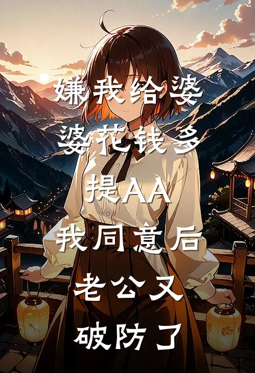 嫌我给婆婆花钱多提AA，我同意后，老公又破防了