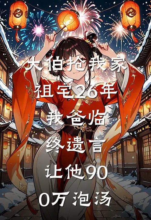 大伯抢我家祖宅26年，我爸临终遗言，让他900万泡汤