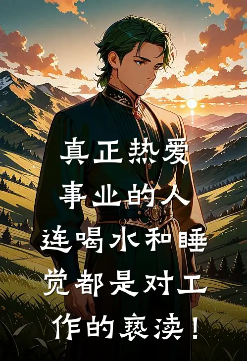 真正热爱事业的人，连喝水和睡觉都是对工作的亵渎！