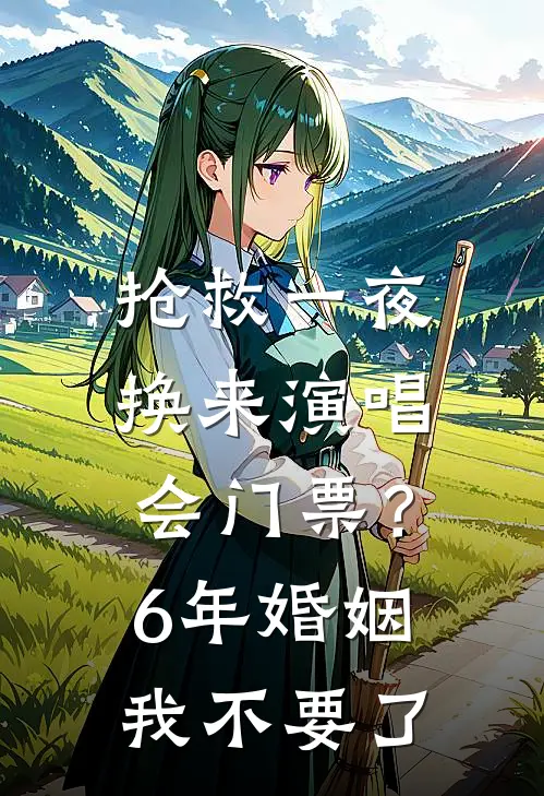 抢救一夜换来演唱会门票？6年婚姻我不要了
