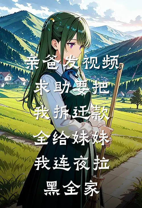 亲爸发视频求助要把我拆迁款全给妹妹，我连夜拉黑全家