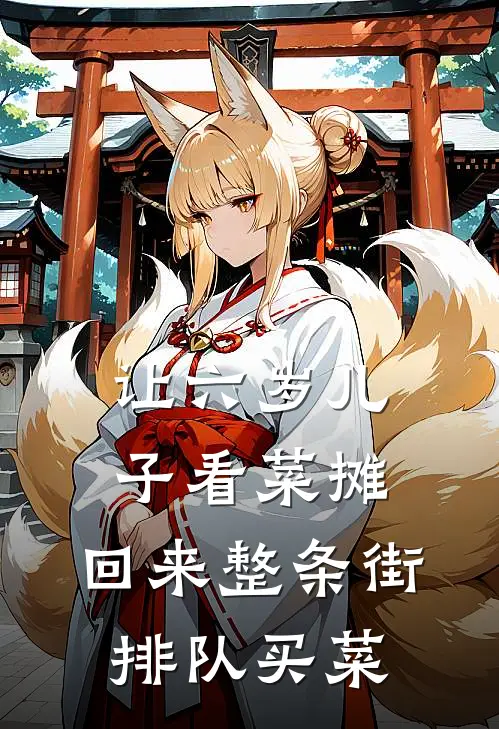 让六岁儿子看菜摊，回来整条街排队买菜