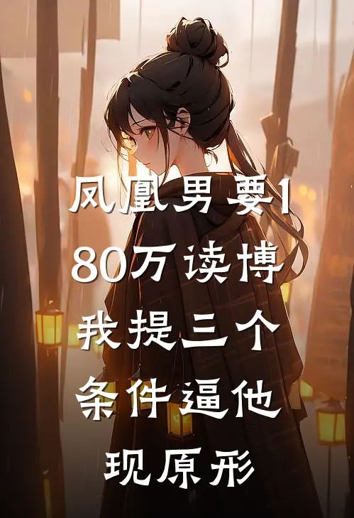 凤凰男要180万读博，我提三个条件逼他现原形