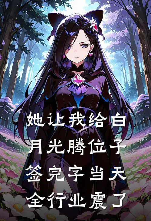 她让我给白月光腾位子，签完字当天全行业震了