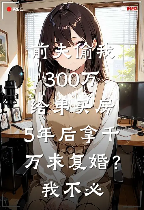 前夫偷我300万给弟买房，5年后拿千万求复婚？我：不必