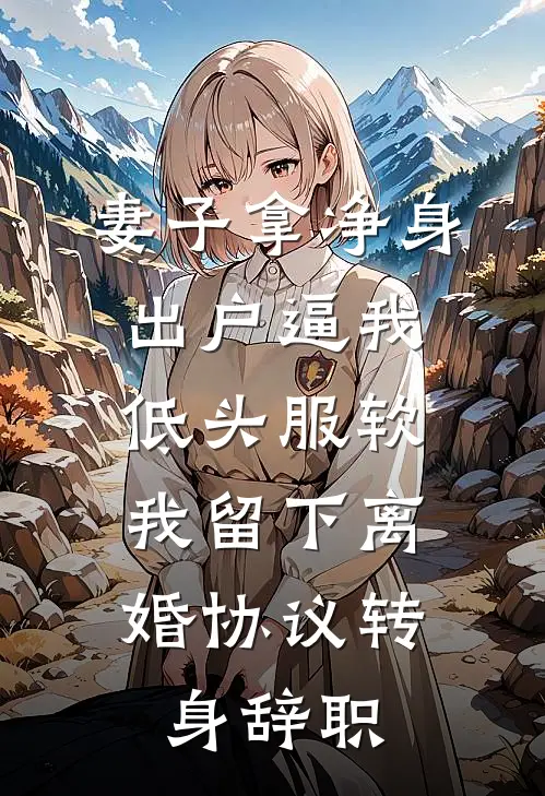 妻子拿净身出户逼我低头服软，我留下离婚协议转身辞职