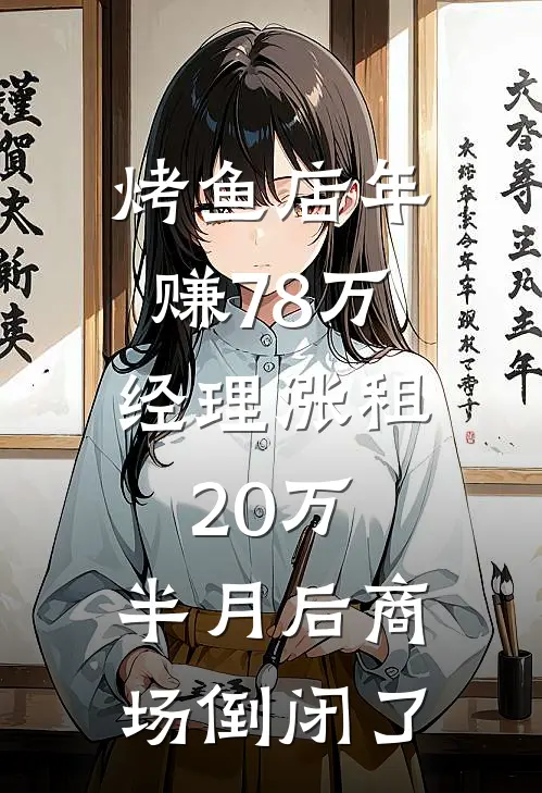 烤鱼店年赚78万，经理涨租20万，半月后商场倒闭了