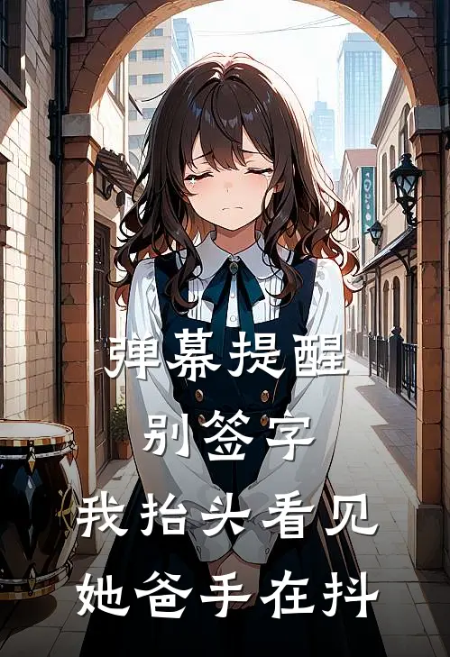 弹幕提醒别签字，我抬头看见她爸手在抖