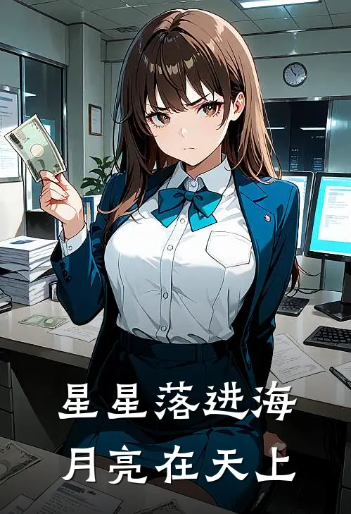 星星落进海，月亮在天上