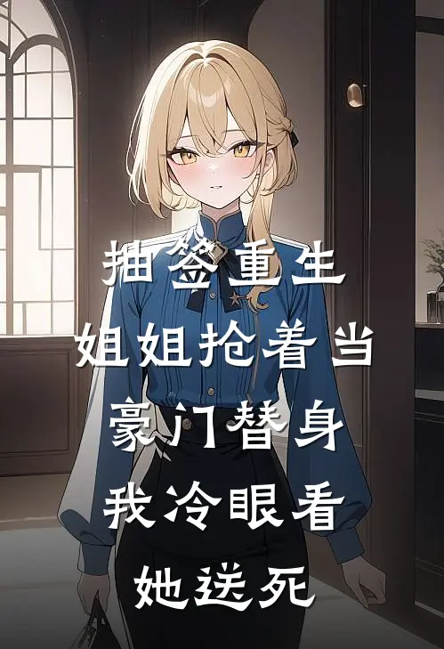 抽签重生，姐姐抢着当豪门替身，我冷眼看她送死