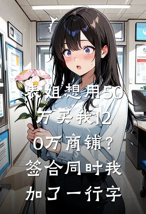 表姐想用50万买我120万商铺？签合同时我加了一行字
