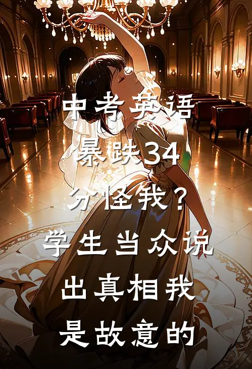 中考英语暴跌34分怪我？学生当众说出真相：我是故意的