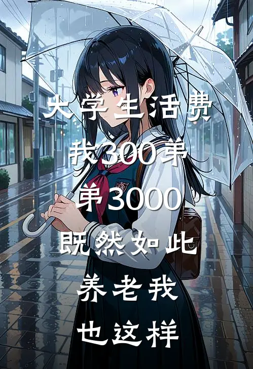 大学生活费我300弟弟3000，既然如此，养老我也这样(抖音热门)最新免费小说_完本小说免费阅读大学生活费我300弟弟3000，既然如此，养老我也这样抖音热门