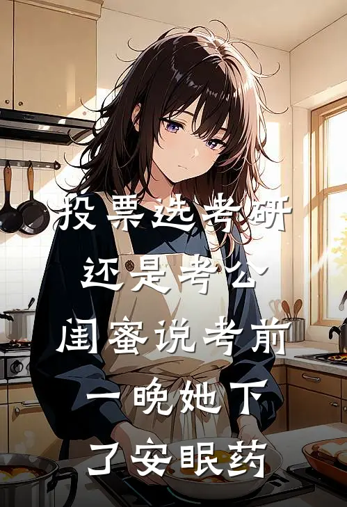 投票选考研还是考公，闺蜜说考前一晚她下了安眠药
