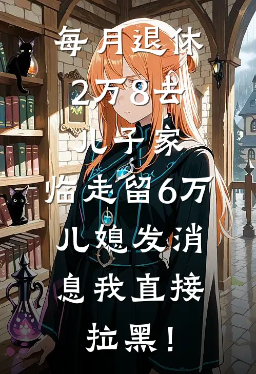 每月退休2万8去儿子家，临走留6万，儿媳发消息我直接拉黑！