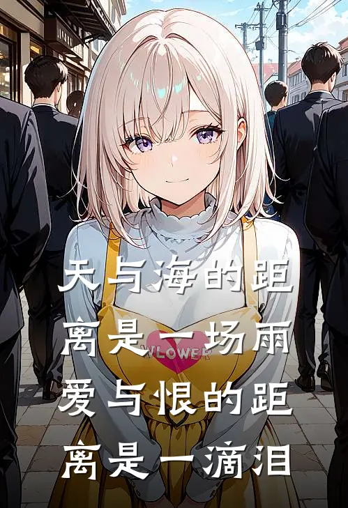 天与海的距离是一场雨，爱与恨的距离是一滴泪