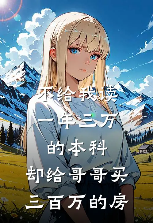 不给我读一年三万的本科，却给哥哥买三百万的房