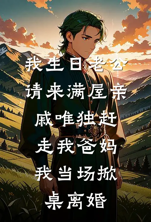 我生日老公请来满屋亲戚唯独赶走我爸妈,我当场掀桌离婚