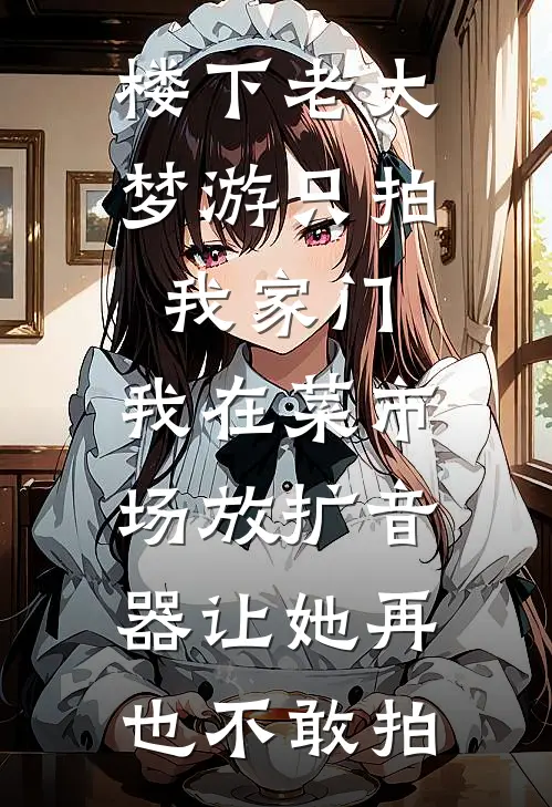 楼下老太梦游只拍我家门,我在菜市场放扩音器让她再也不敢拍