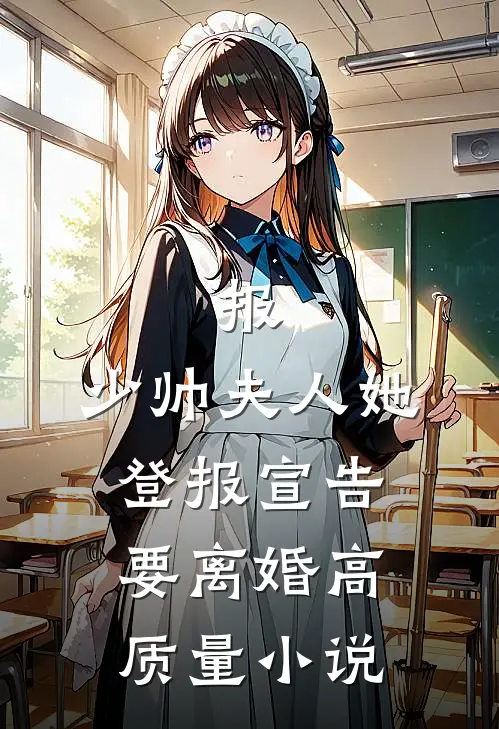 报，少帅夫人她登报宣告要离婚高质量小说