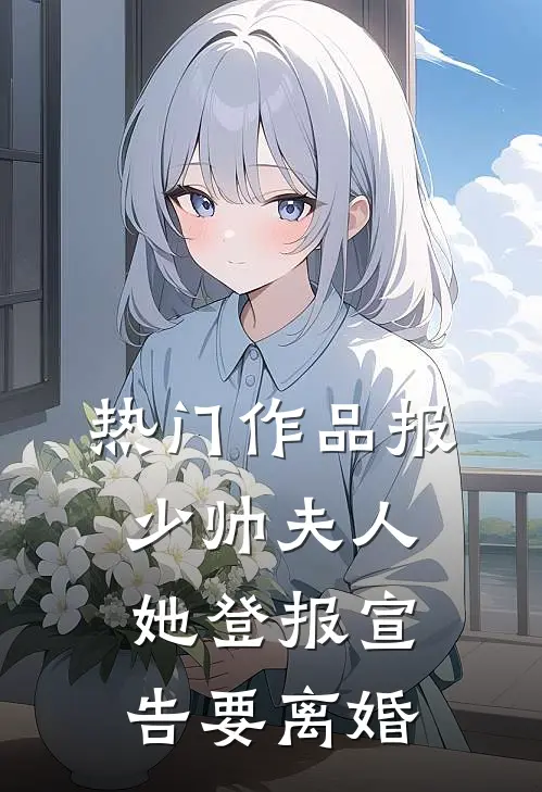 热门作品报，少帅夫人她登报宣告要离婚