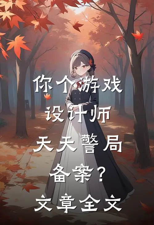 你个游戏设计师，天天警局备案？文章全文