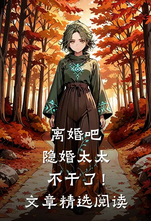 离婚吧，隐婚太太不干了！文章精选阅读
