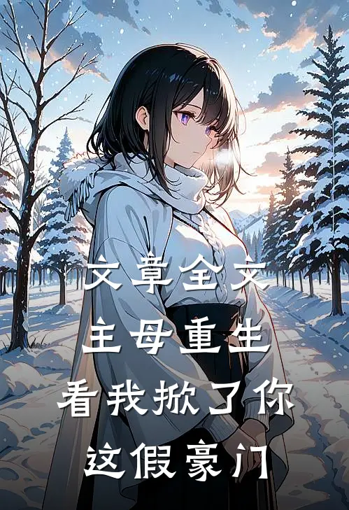 文章全文主母重生，看我掀了你这假豪门
