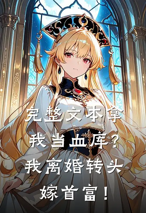 完整文本拿我当血库？我离婚转头嫁首富！