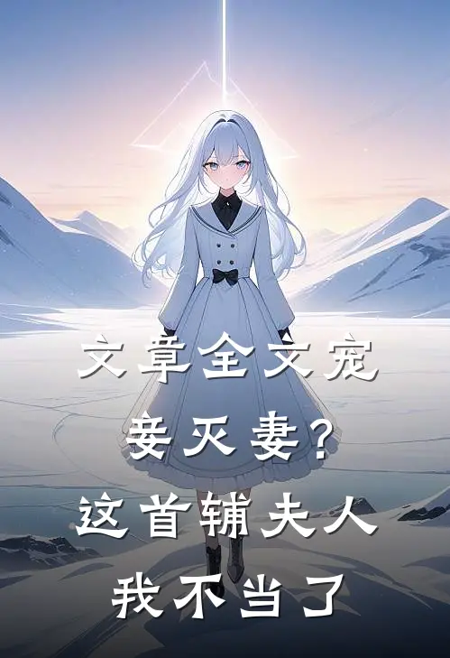 文章全文宠妾灭妻？这首辅夫人，我不当了