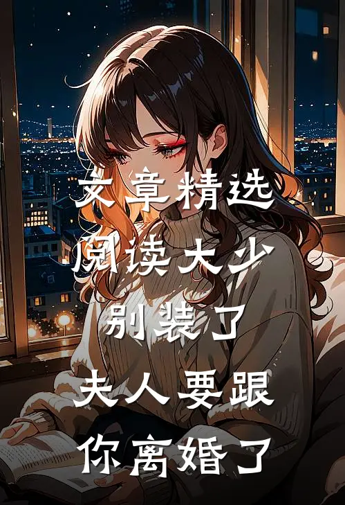 文章精选阅读大少，别装了，夫人要跟你离婚了