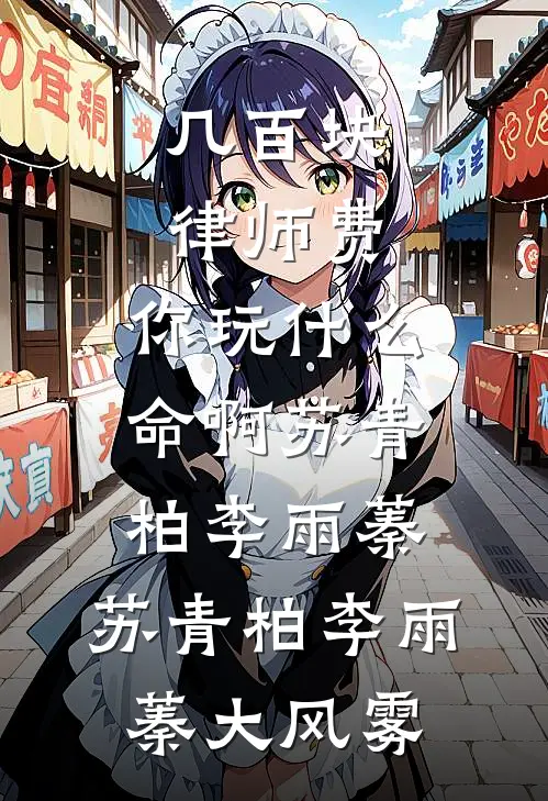 几百块律师费，你玩什么命啊苏青柏李雨蓁，苏青柏李雨蓁大风雾