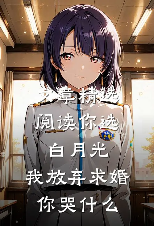 文章精选阅读你选白月光，我放弃求婚你哭什么