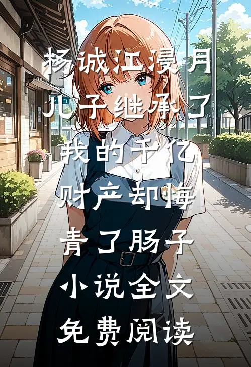 杨诚江浸月儿子继承了我的千亿财产却悔青了肠子小说全文免费阅读