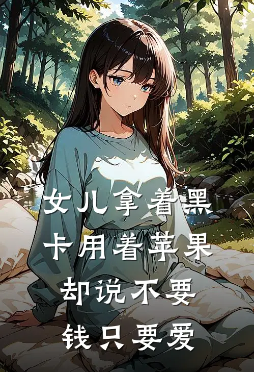 女儿拿着黑卡用着苹果，却说不要钱只要爱