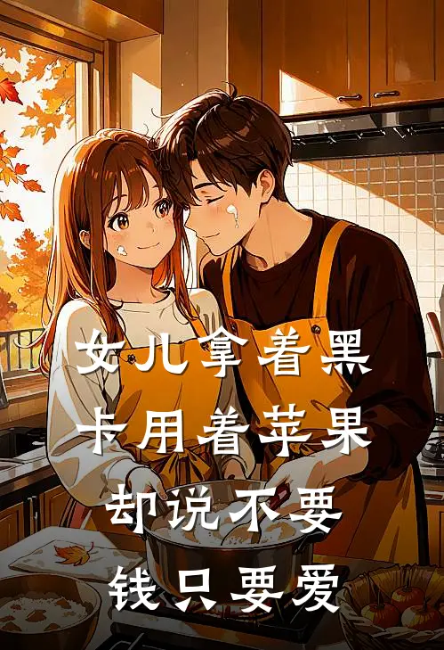女儿拿着黑卡用着苹果，却说不要钱只要爱