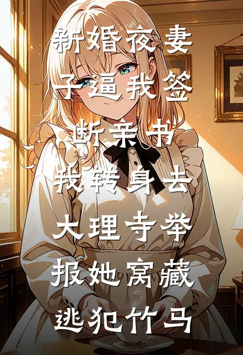新婚夜妻子逼我签断亲书，我转身去大理寺举报她窝藏逃犯竹马