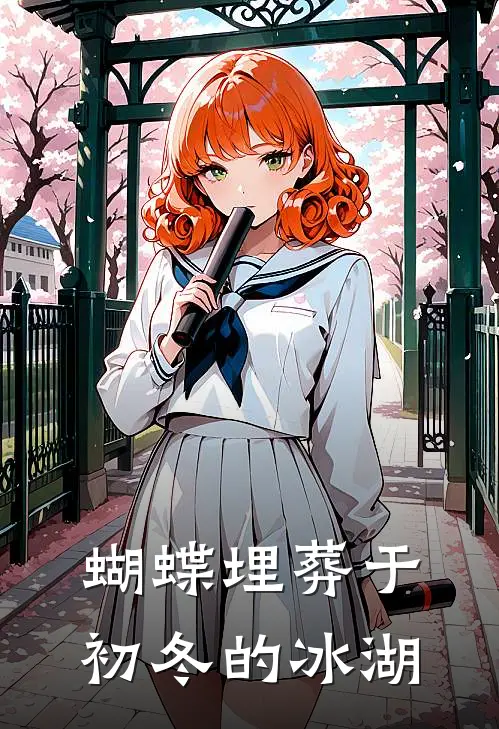 蝴蝶埋葬于初冬的冰湖