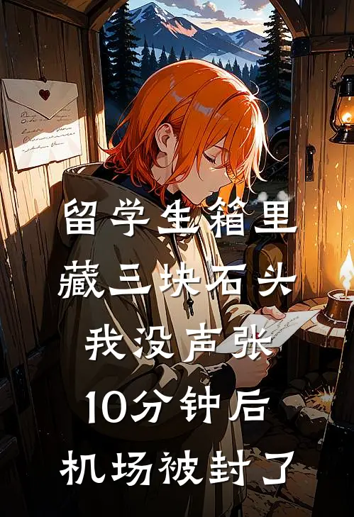 留学生箱里藏三块石头，我没声张,10分钟后机场被封了