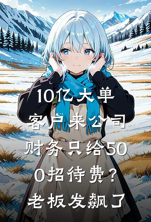 10亿大单客户来公司，财务只给500招待费？老板发飙了
